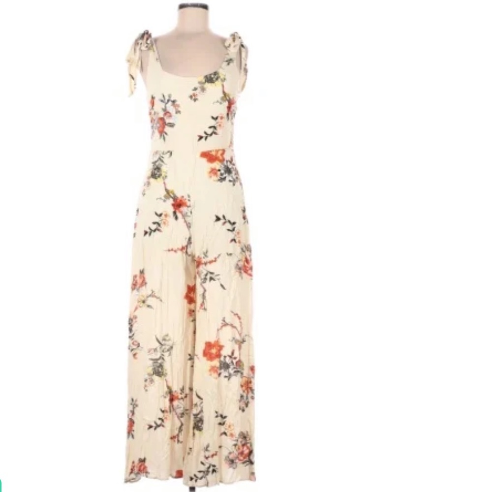 Altar’d State Floral Sleeveless Jumpsuit